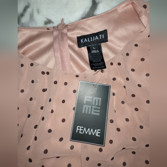 La Femme Dress, Size L. NWT - Picture 2 of 6